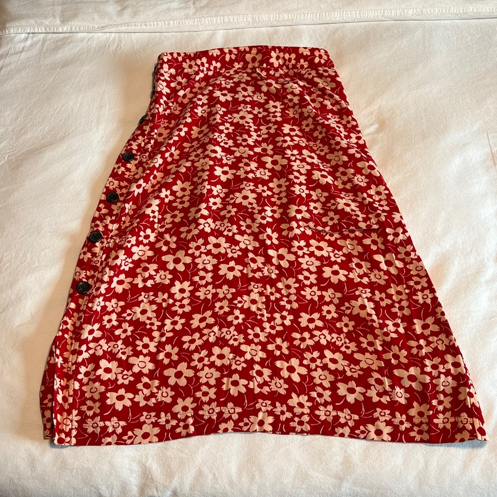 NWOT:  Madewell Floral Skirt